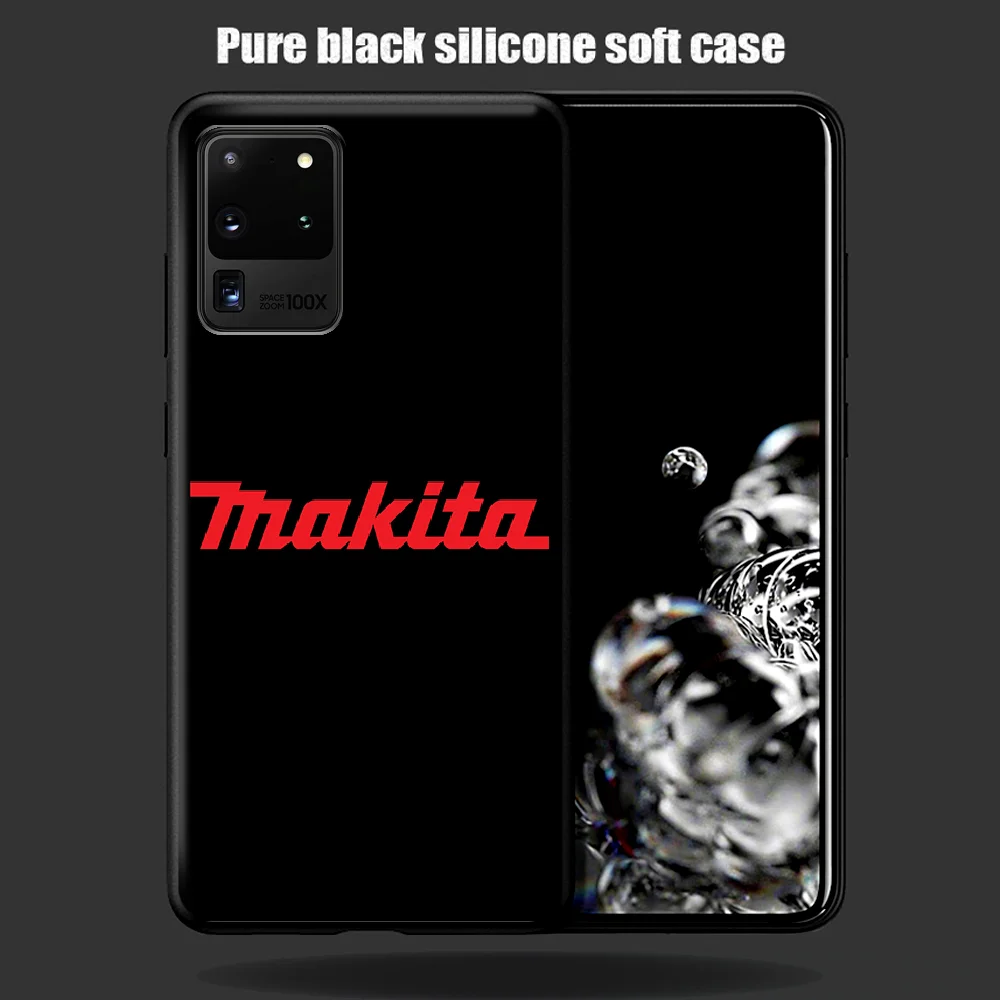 

Makita Brand Phone Case Cover Hull For Samsung Galaxy S 6 7 8 9 10 e 20 Edge Note 8 9 10 Plus black Waterproof Fashion Prime 3D
