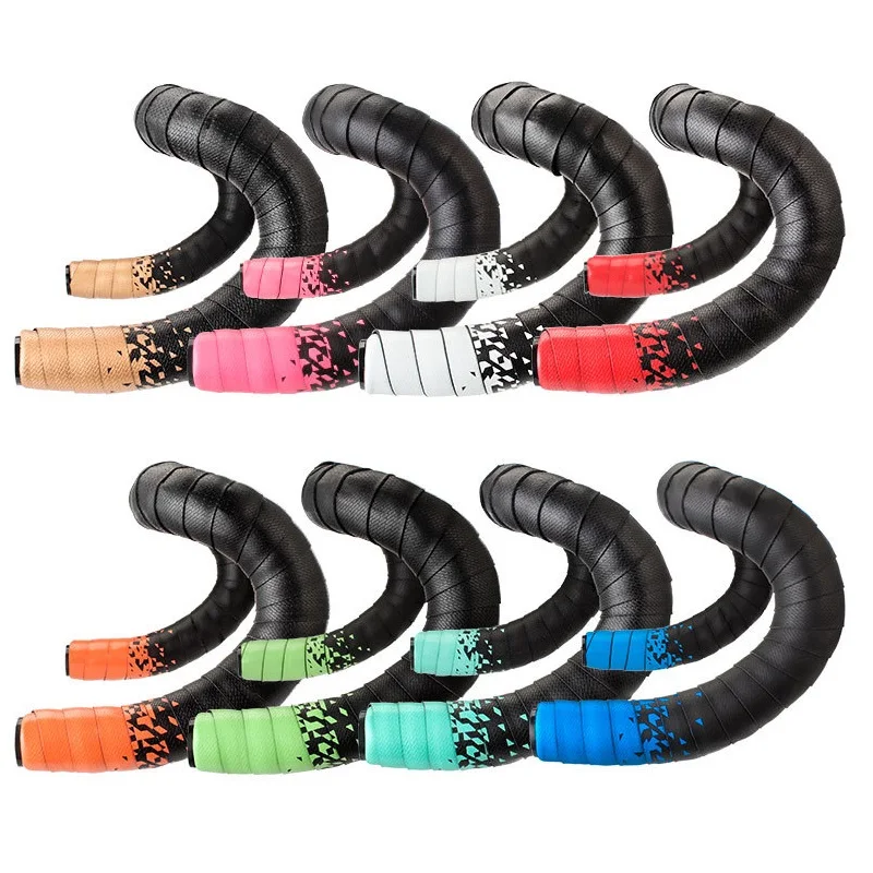 

Ремни для руля велосипеда, руль для шоссейного велосипеда, мертвый Летающий руль, оборачивающиеся ремни, удобные дышащие, градиентные цвета