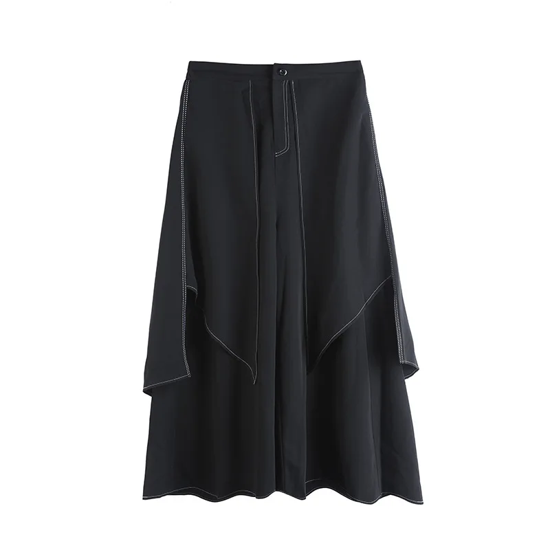 

Women Casual Long wide-Legged Pants Fashion Pantalones De Mujer Malabess Harem