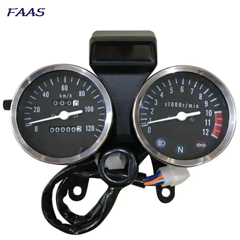 

1Pcs Motorcycle Tachometer Speedometer Modified Accessories Counter 13cmx11cm speed counter For Suzuki GN125/Duke HJ125-8