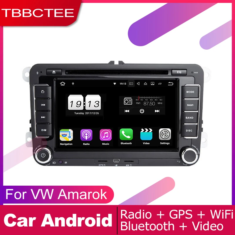 TBBCTEE android автомобильный dvd gps мультимедийный плеер для Volkswagen VW Amarok 2010 ~ 2018 Навигатор