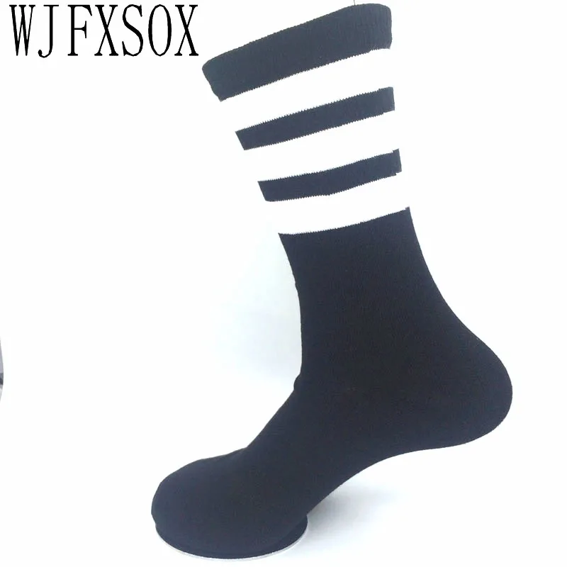 Новые женские хлопковые носки Дух колледжа Повседневная Мужская высокие без