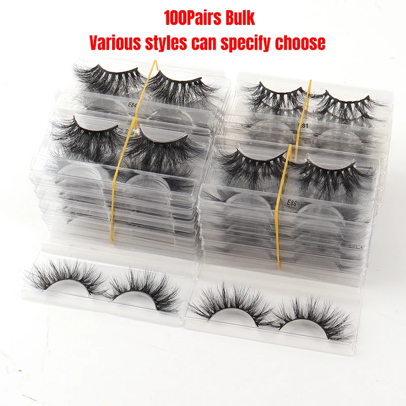 

Оптовая продажа 100 пар 3D ресницы серо-коричневого цвета с подносом без коробки натуральный/толстые длинные накладные ресницы для макияжа дл...