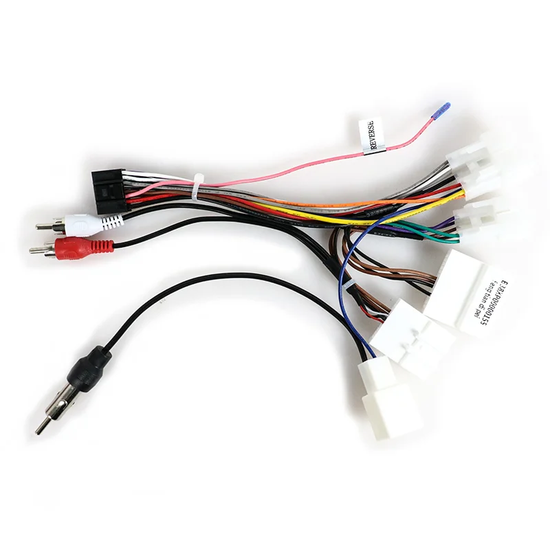 16pin Car Head Unit Wire Harness Adapter Car Stereo Radio Power Connector For Toyota Car Radio Harness