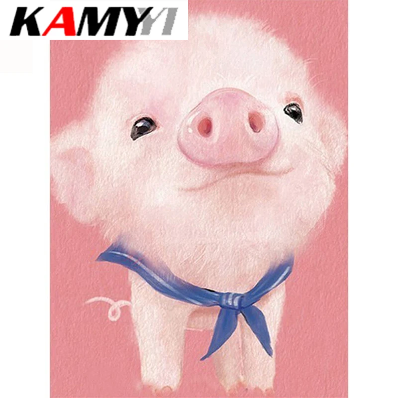 

5D DIY diamond embroidery piggy diamond painting cross stitch mosaic square/round diamond decoration