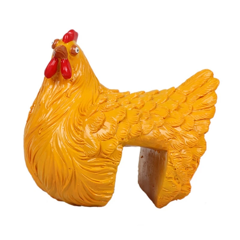 Лестница с зажимом 594C полимерные декоративные статуи курицы животные зажимные