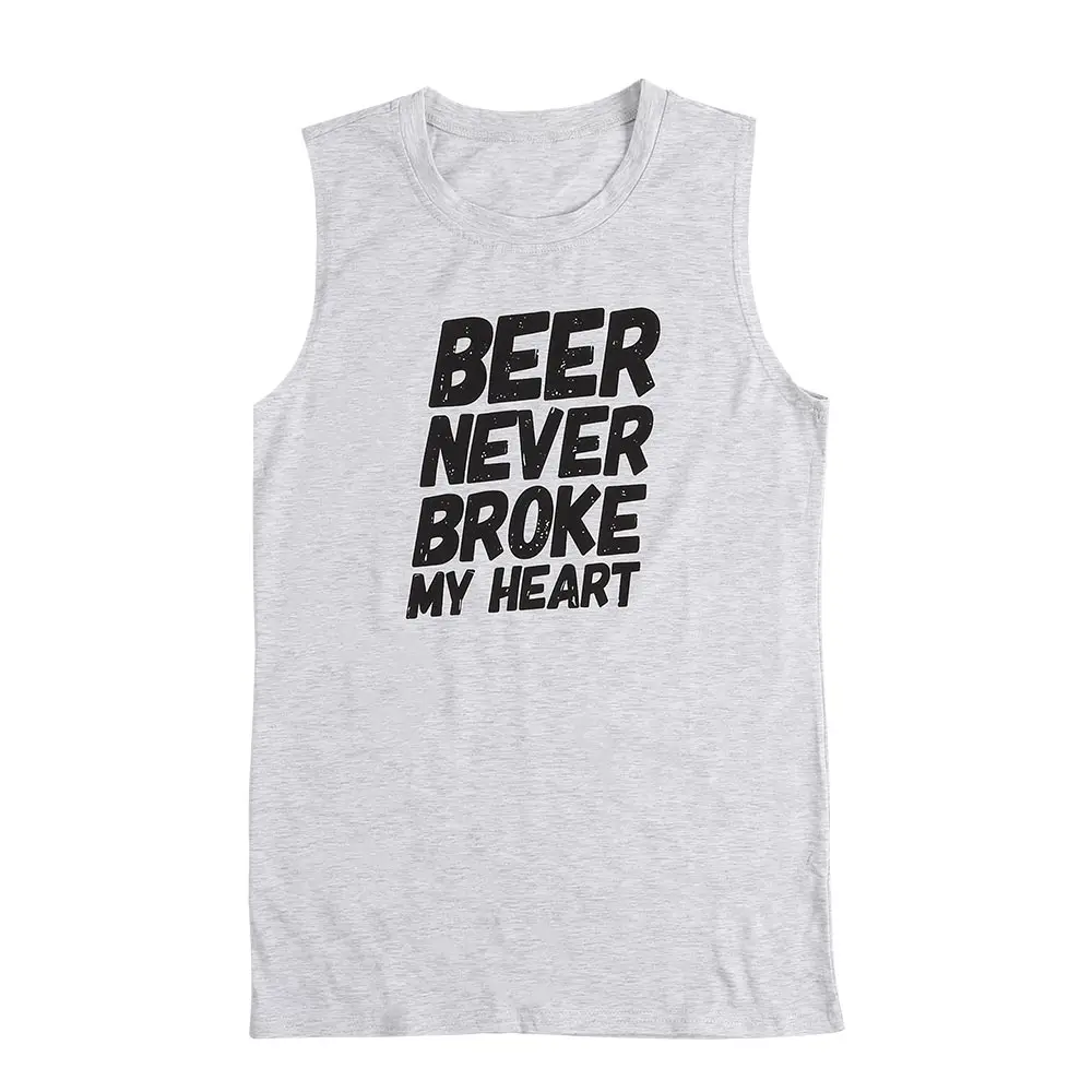 

Vest Tees Sleeveless T Shirts Lightweight T-Shirts Cotton Casual Women
