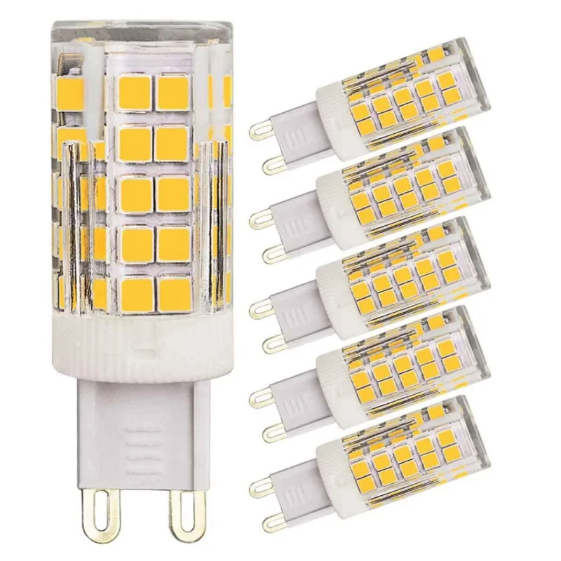 

G9 LED light Bulb AC 220V SMD2835 Super Bright Corn Lamp spotlight Chandelier Bulbs Warm White/Cold White