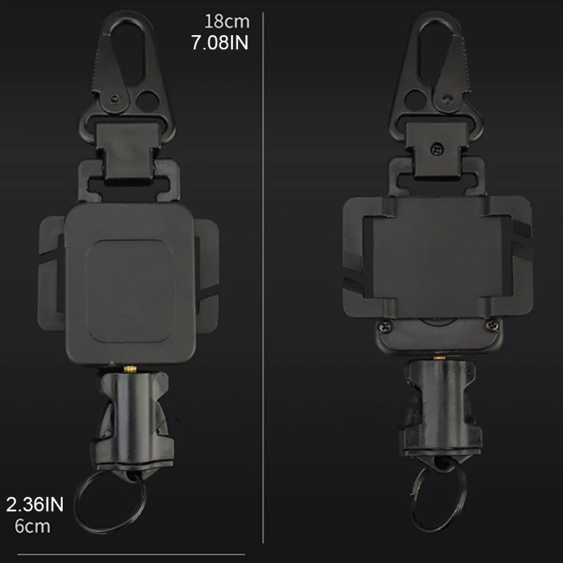 

Multifunction Retractable Anti-theft Deduction Ratcheting Tether with Kevlar Cord Retraction Climbing Supplies Outdoor QW
