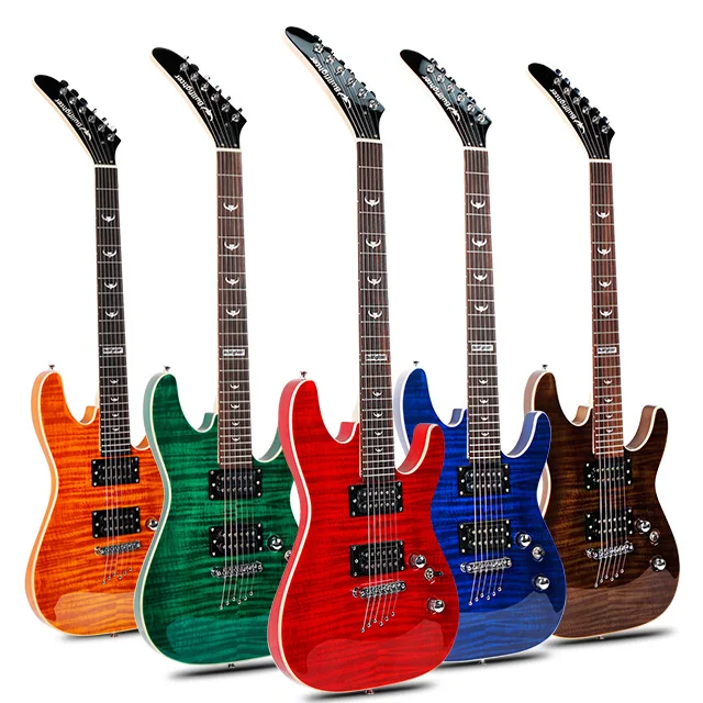 Bullfighter китайская фабрика высокое качество электрическая гитара из огненного