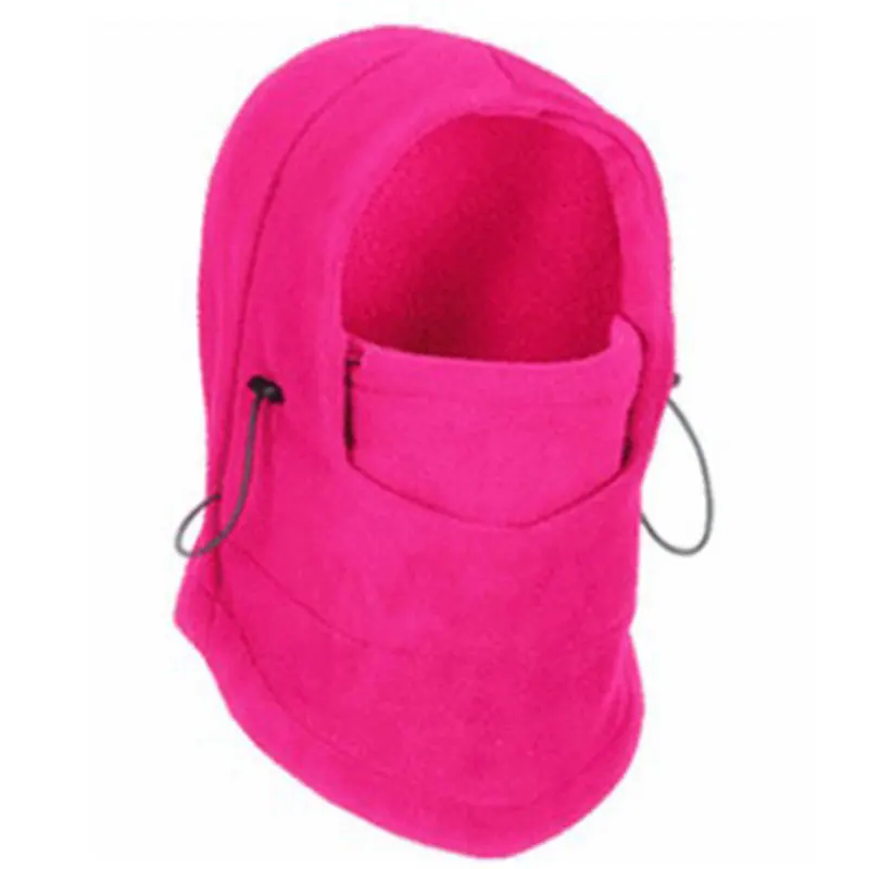 Новинка зимняя теплая флисовая маска для лица мужчин и женщин лыжная шапка с