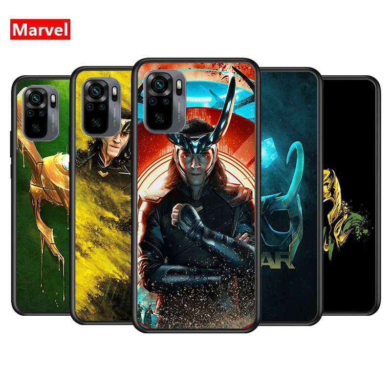 С принтами &quotMarvel&quot &quotМстители&quot Loki для Xiaomi Redmi Примечание 10S Размеры 9 и 10 T 9S 8T