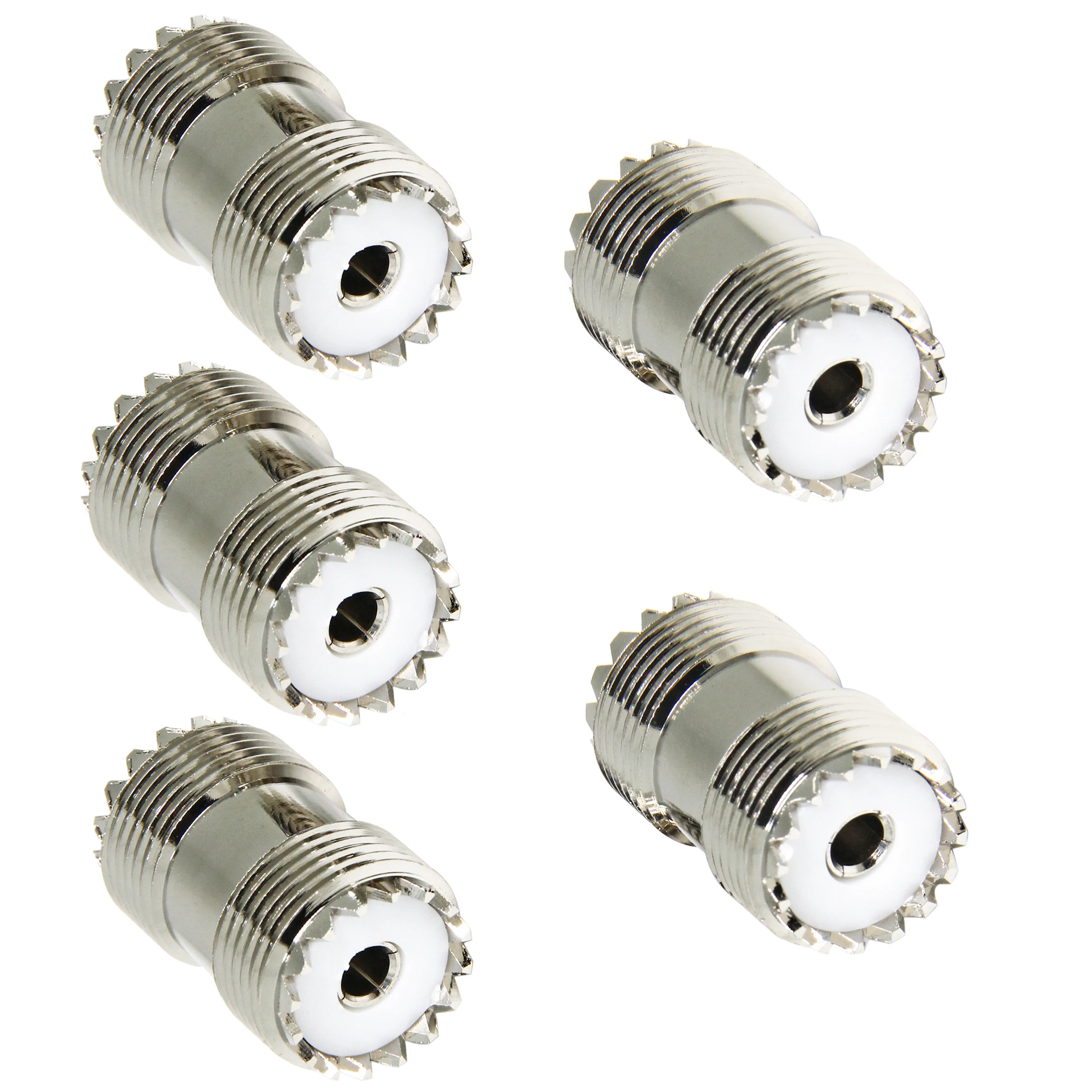SO-239 / PL-259 UHF Female to Coax Cable Barrel Adapter Connector PL259 Coupler Plug for CB HAM Radio Antenna SWR Meter |