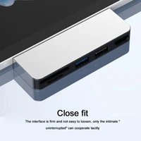 f3ma 5 in 1 type c hub to hdmi compatible docking station with sd tf card reader usb 3 0 hdd ssd power splitter adapter