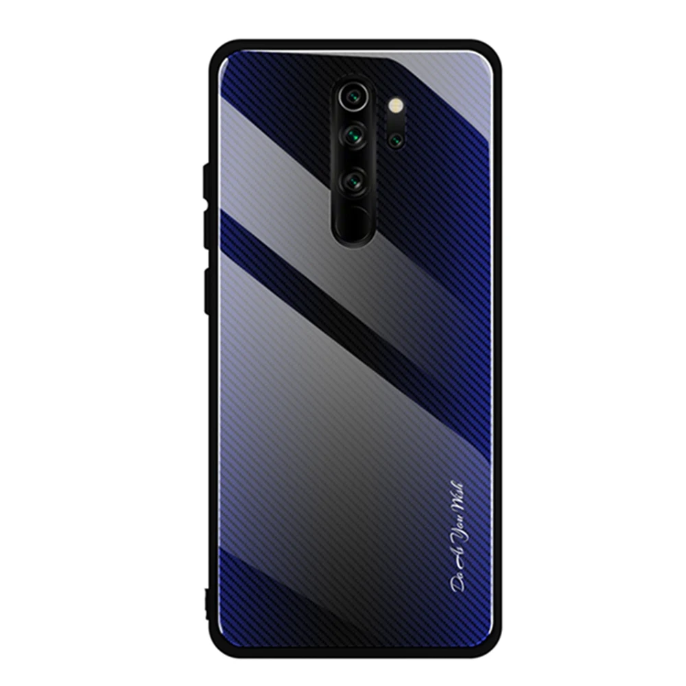 3 Градиентное закаленное стекло Eqvvol для Xiaomi Redmi Note 5, 6, 7, 8 Pro, K20, Полосатое стекло, задняя крышка для Xiaomi 9 se, CC9, 8, A3, чехол, Coque - Цвет: 3