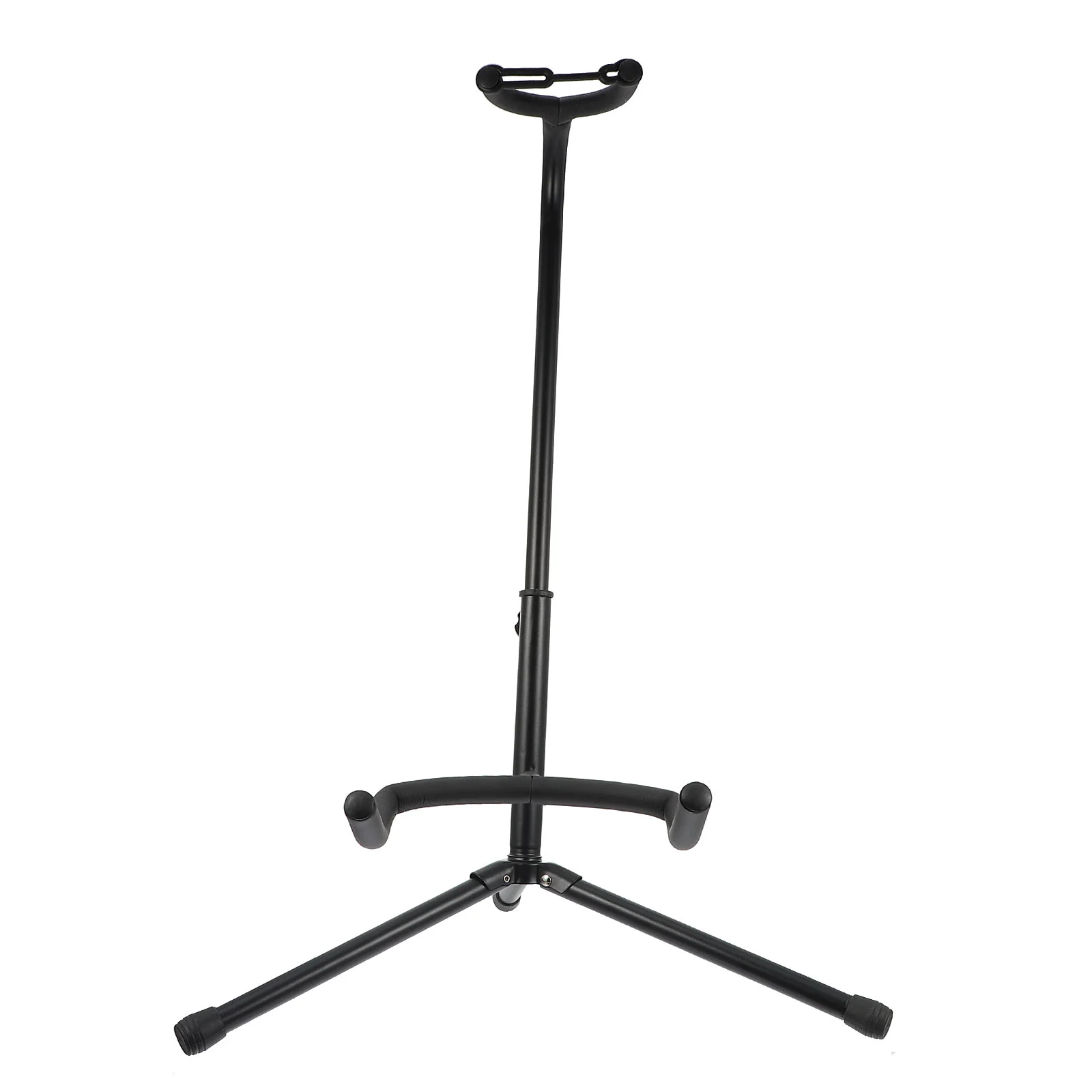 

1Pc Single Stand Type Guitar Folding Frame Foldable Guitar Display Bracket (Black)