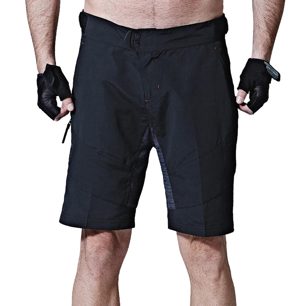 Шорты Santic мужские для горных велосипедов свободные короткие штаны два в одном