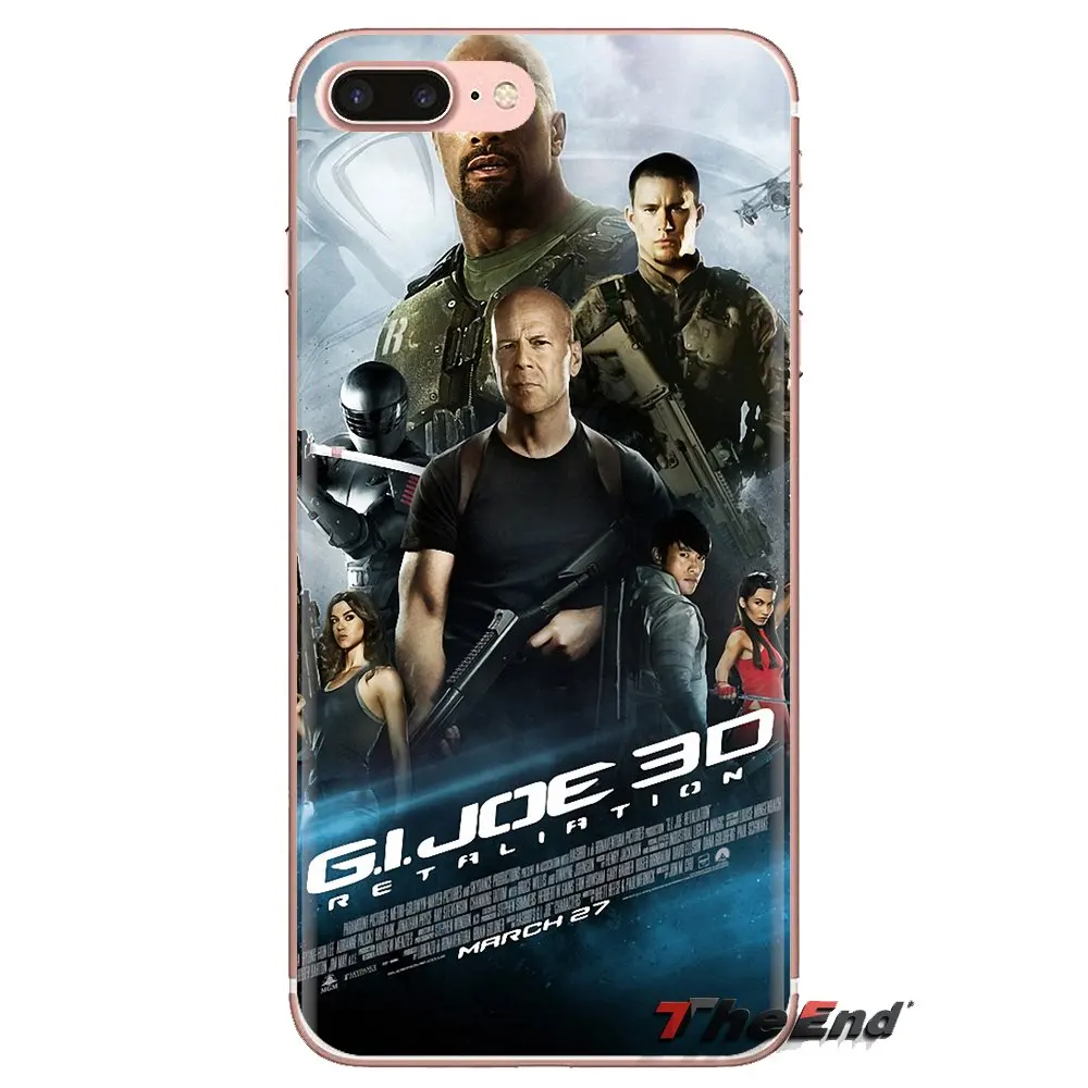 Силиконовый чехол для телефона с изображением Брюса Уиллиса жесткий постер