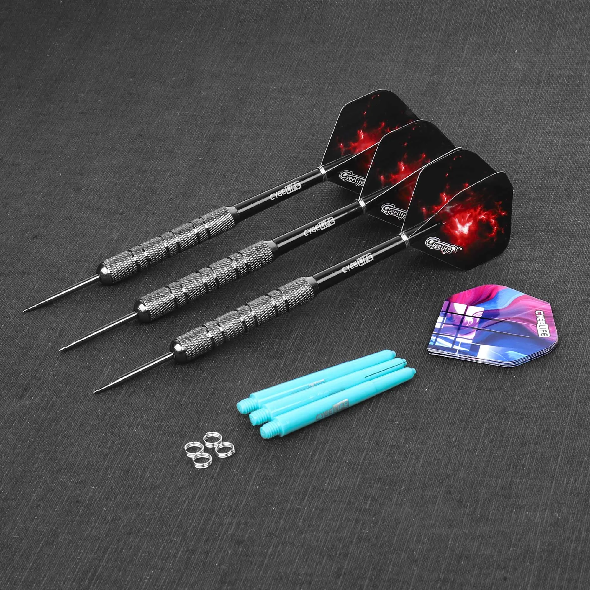 CyeeLife Steel Дротика s 20/24/28 г/30 г металлические Пружинные уплотнительные кольца + 6