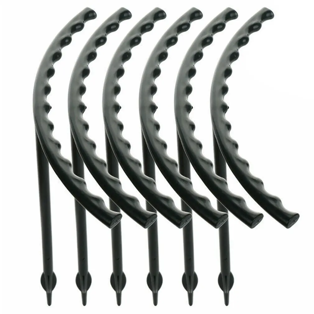 

6 Pcs DIY Plant Flower Climbing Bracket Mini Plastic Plant Flower Stem Support Plant Grow Cage Climbing Vine Bracket