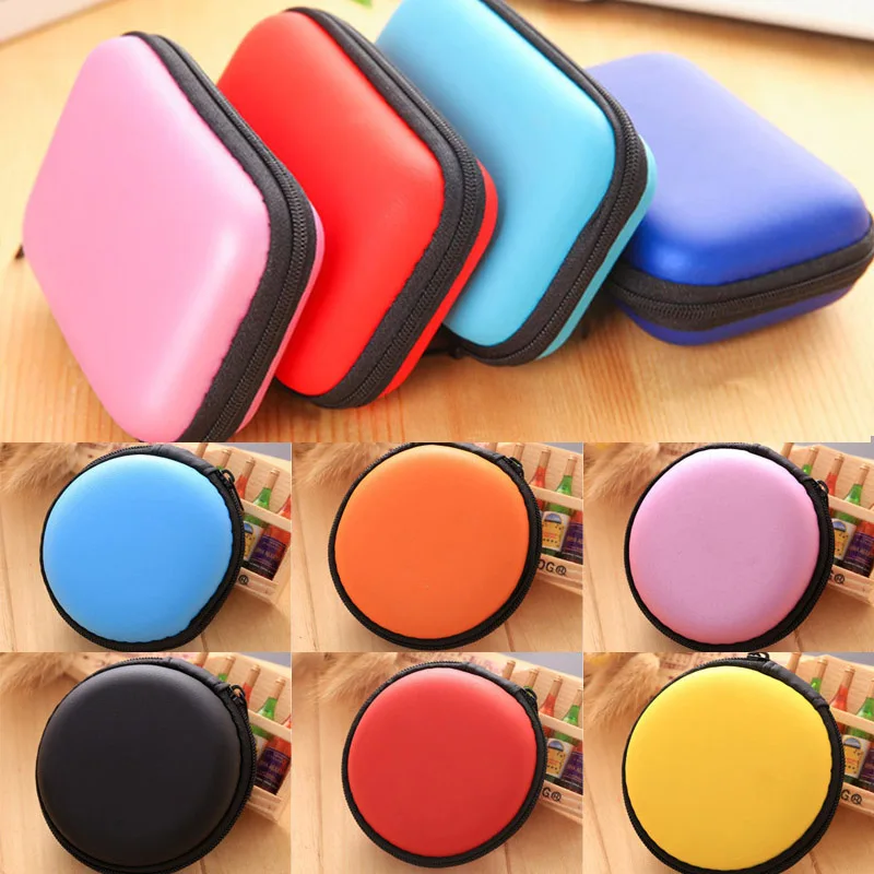 

Storage Hard Case Waterproof Key Coin Bags Holder Box Travel Earphone Bag SD Card Cable Earbuds Headphones