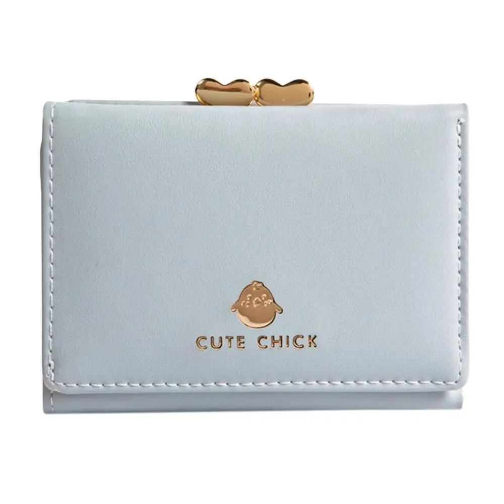 Новинка кошелек для монет несколько зажимов карт короткий женский клатч твердый