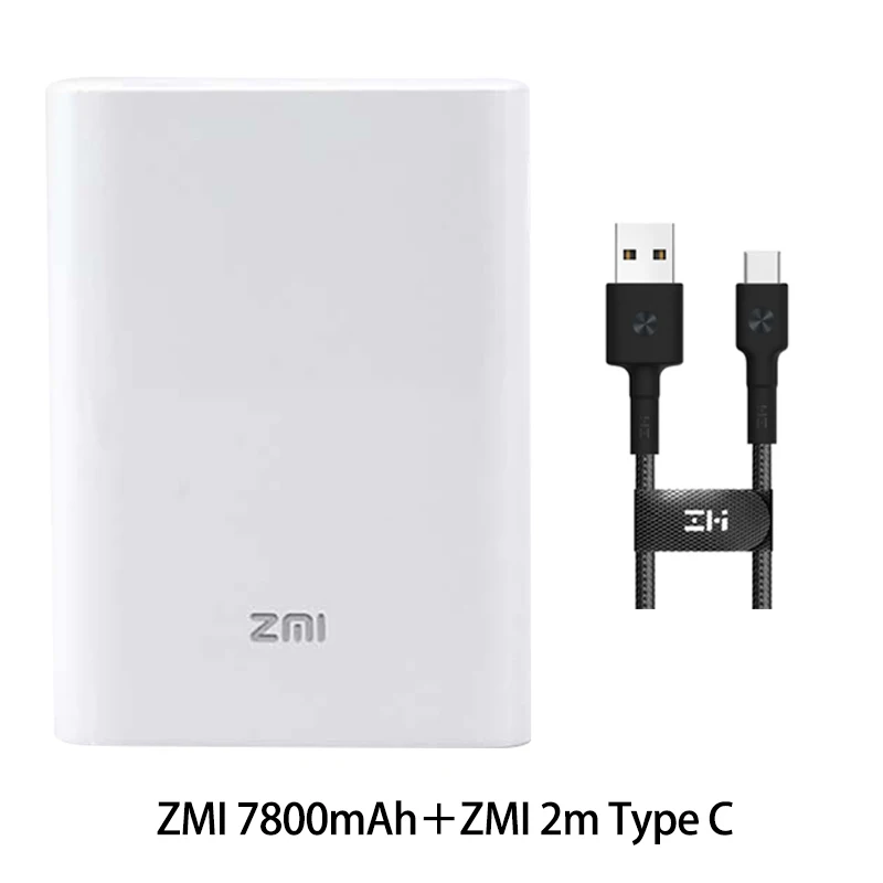 7 ZMI 4G Wifi роутер 7800 мАч Внешний аккумулятор 3g 4G беспроводной Wifi повторитель wifi роутер Мобильная точка доступа 7800 мАч Внешний аккумулятор - Цвет: 7