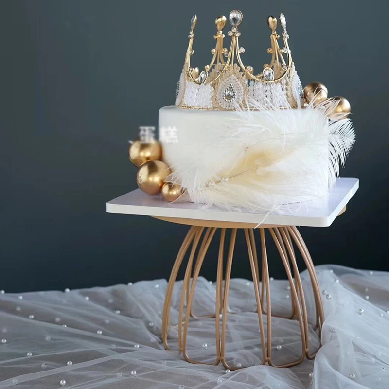 Имитация торта SWEETGO 6 дюймов искусственная глина модель десерта корона принцессы