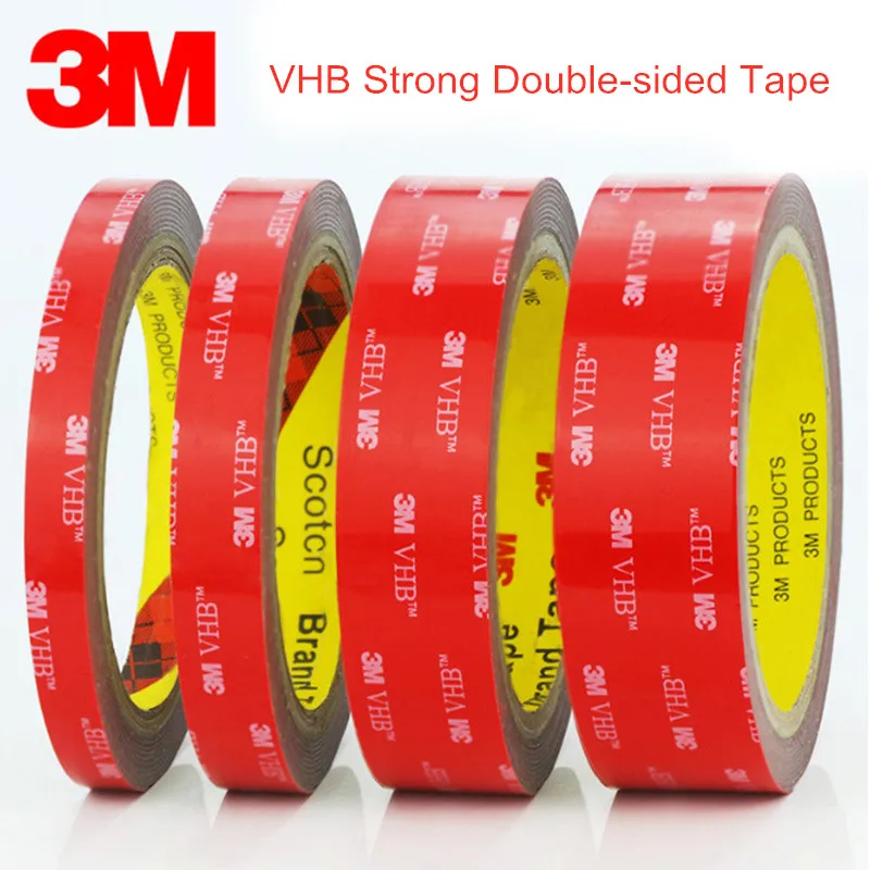 

3M VHB Acrylic adhesive Double-sided Foam Tape Strong Adhese Pad IP68 Waterproof High-quality Reuse Home Car Office Decor 5608