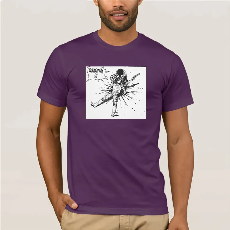 

New Summer Men's Casual Print T-Shirt Fashion T-shirt Akira Fashion T Shirt 100% Cotton