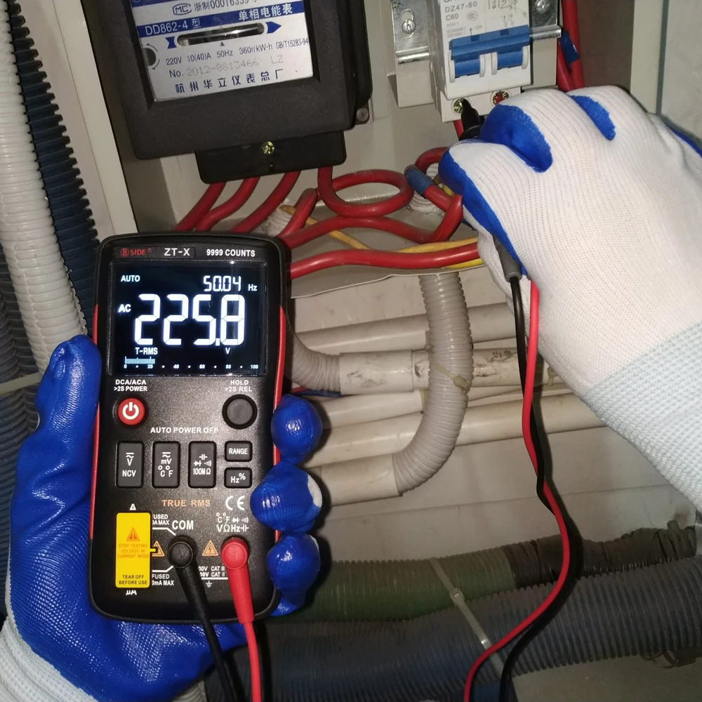 Цифровой мультиметр BSIDE Series True Auto Range вольтметр амперметр тестер емкости