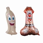 Воздушный шар из фольги, большой пенис для девичника, вечеринки, свадьбы