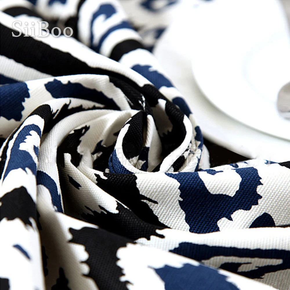 Плотная холщовая скатерть из 100% хлопка в литературном стиле 140*220 см для чайного