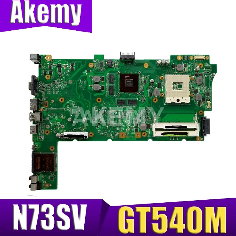 Для ASUS N73S N73SV N73SM материнская плата для ноутбука GT540M видеокарта Mainboard|Материнские
