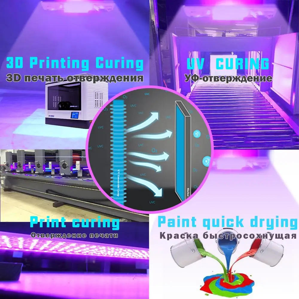 Светодиодная УФ лампа для 3D принтера 1S 395 нм|УФ-лампы сушки гель-лака| |