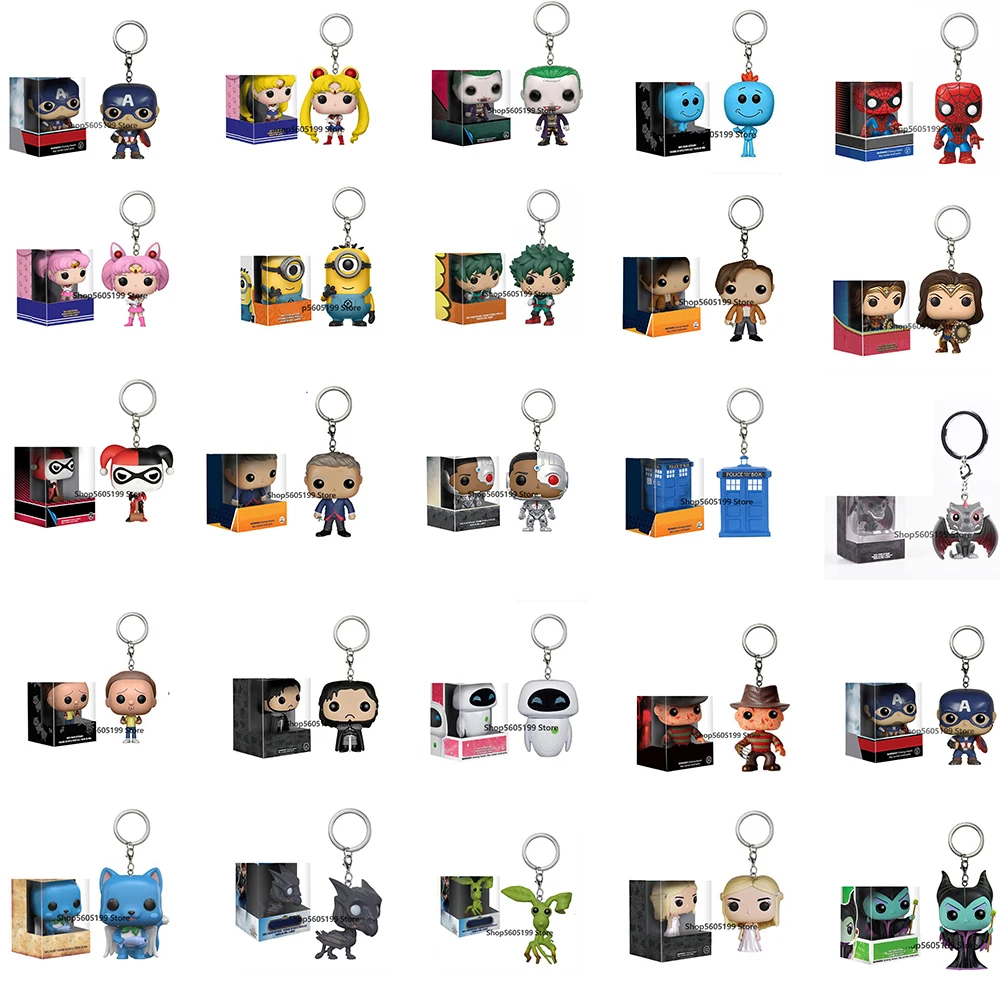 

NEW! Keychain Toys Captain American Wonder Women Drogon Figure Model toys for chlidren