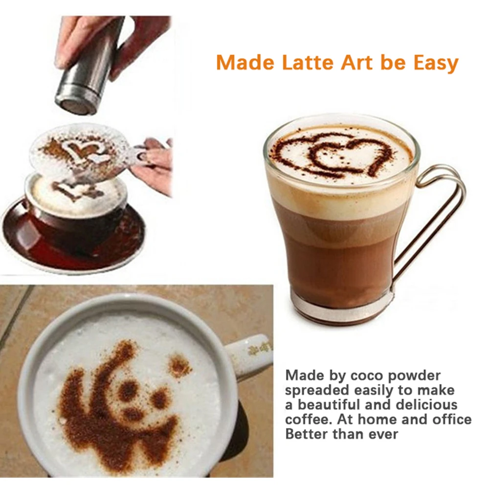 16 шт. трафареты для бариста капучино | Дом и сад