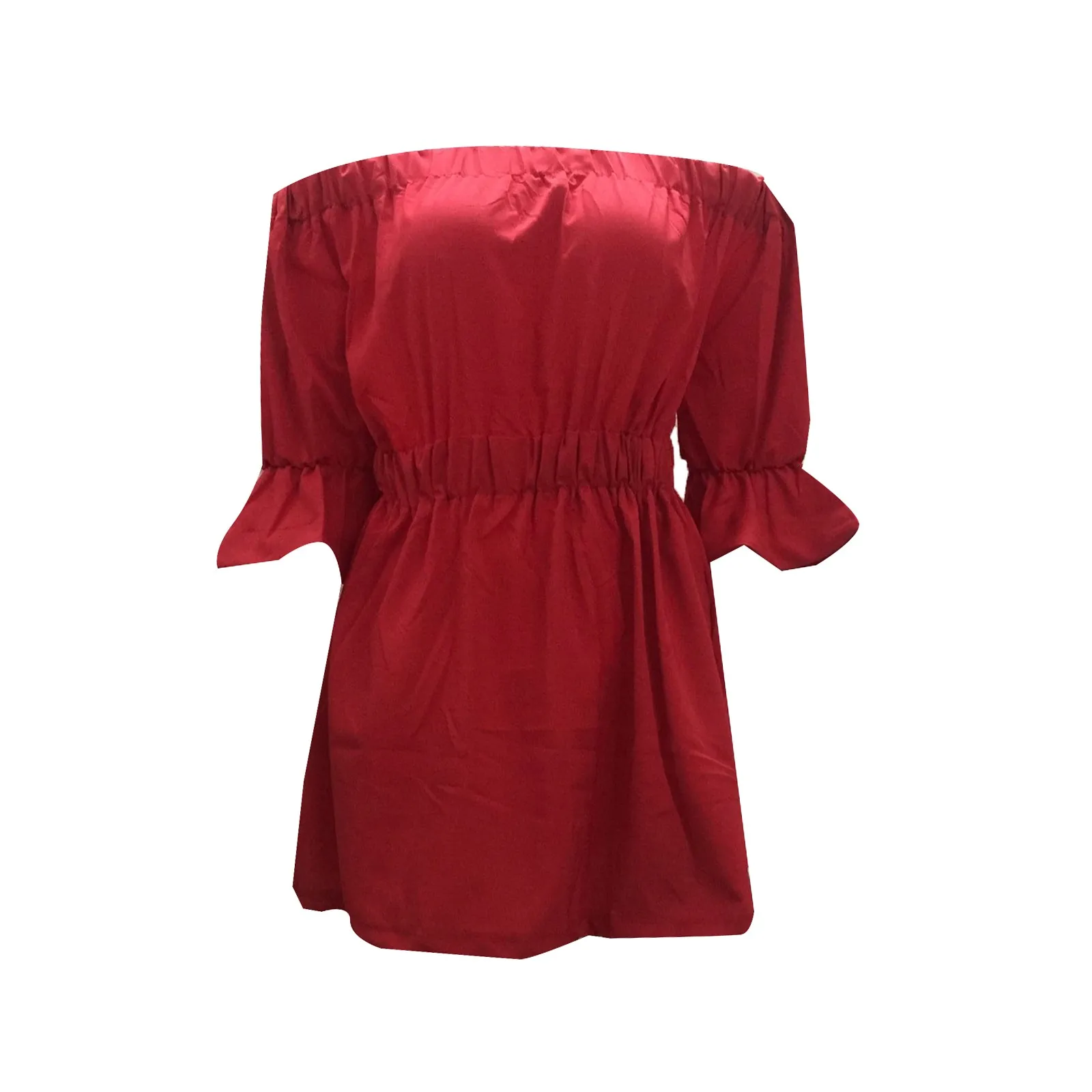 

NEW Women Summer Holiday Ruffled Casual Sleeveless Loose Crew Neck Evening Party Beach Short Mini Dress Sundress Frilled Tops#G