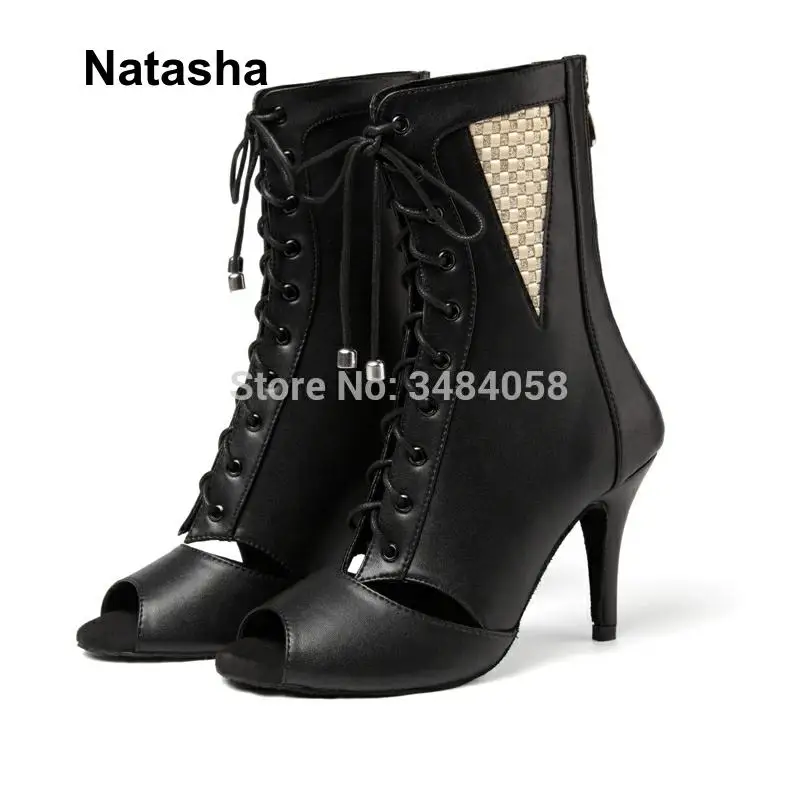 Nantasha 2019 new dance boots show shoes high heel leather8.5 cm heels | Спорт и развлечения