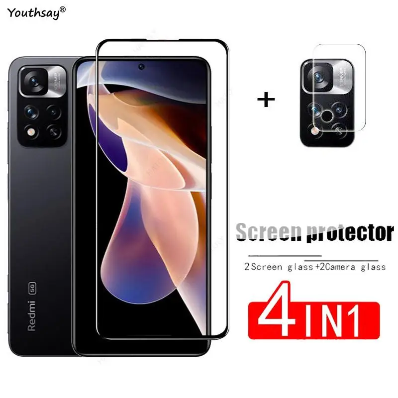 Full Cover Glass For Poco X4 Pro Screen Protector For Poco X4 X3 NFC M4 M3 Pro F3 Tempered Glass Phone Lens Film For Poco X4 Pro