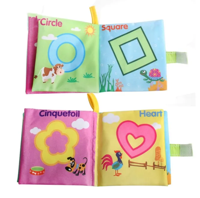 4 стиль от 0 до 36 месяцев Детские игрушки книжки из мягкой ткани звук шелеста