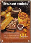 McDonalds луковые самородки винтажные Ad 12 
