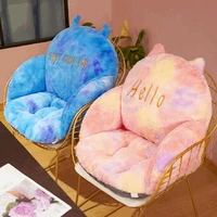 soft back cushion back pillows plush chair cushion seat cushion office chair conjoined thick bed rest reading ass pad floor sofa