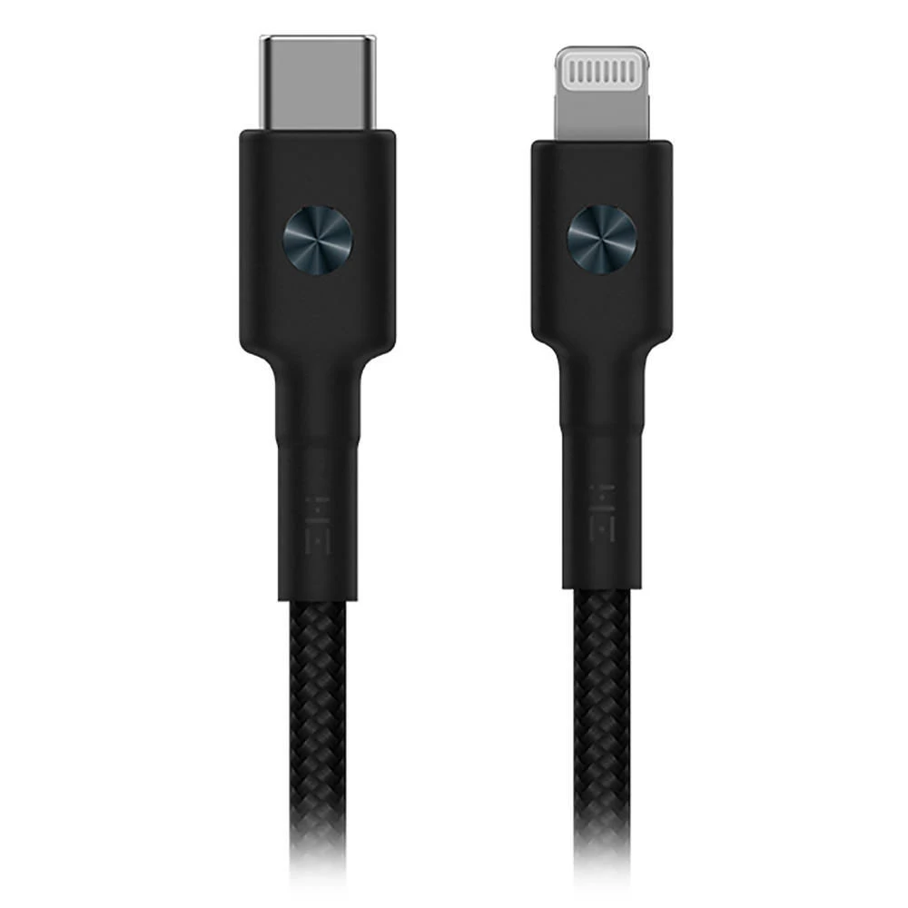 Кабель передачи данных ZMI AL873K Type-C - Lightning MFi certified braided cable 100 cm | Мобильные телефоны и