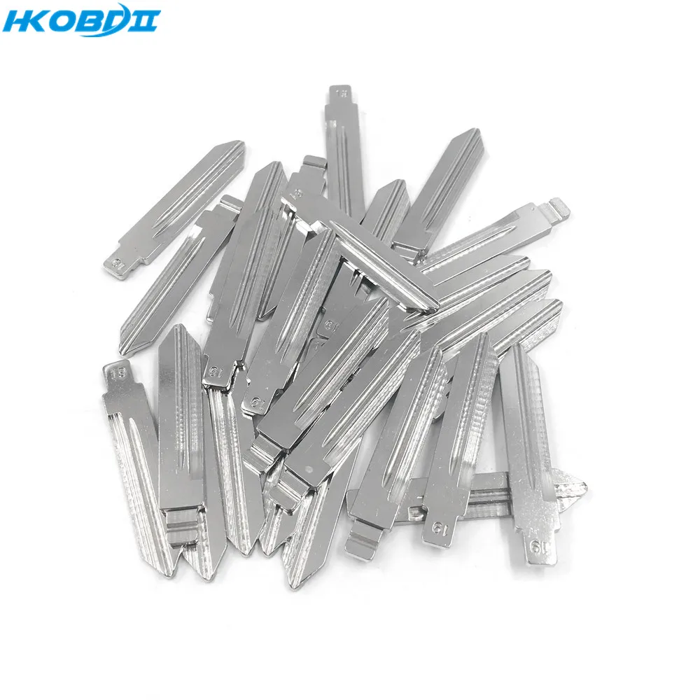 HKOBDII #19 FO38 для Ford Mercury KD Blade VVDI JMD металлический необработанный откидной ключ