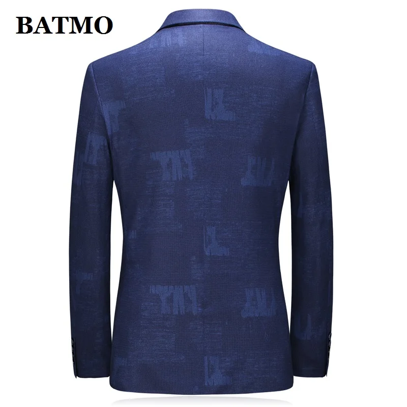 BATMO 2020 Новое поступление весенний Повседневный серый мужской блейзер с принтом