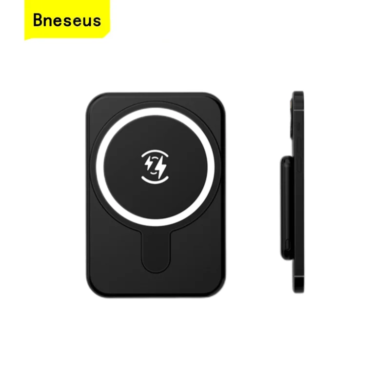 

Mini Magnetic Power Bank 5000mAh Portable External Battery For Apple iPhone 13 Xiaomi Huawei 5W Fast Charging Wireless Charger