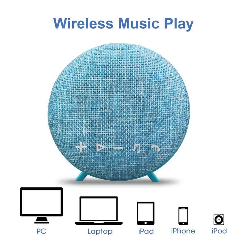 

Speaker Wireless Bluetooth Connected Stereo Speaker Waterproof Boutique Cloth Bluetooth Speaker