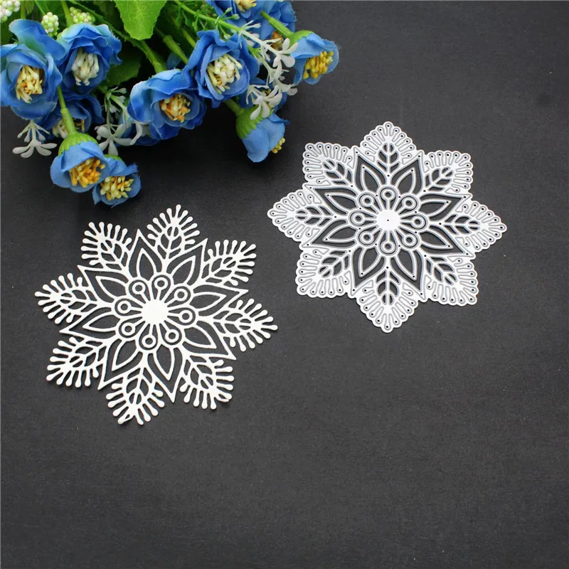 

2021 NEW Snowflake Scrapbook Album Chritmas Greeting Card Metal Dies Molds DIY Handcraft Paper Stant Decor Emboss Stencil