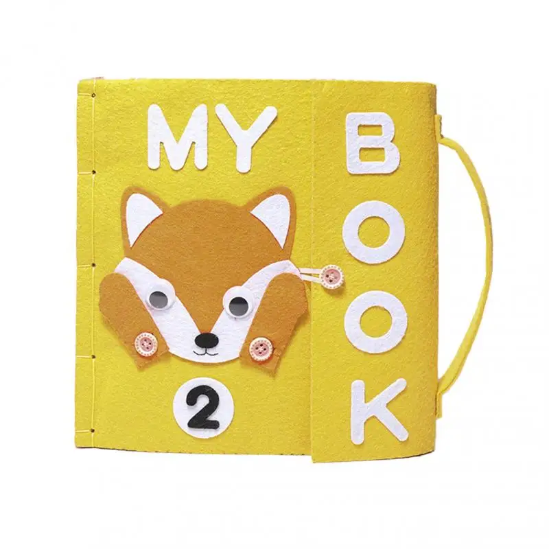 

Cloth Book Toddler Montessori Toys DIY Felt Handmade Book Busy Board Baby Early Learning Education Basic Life Learning Toy Tools